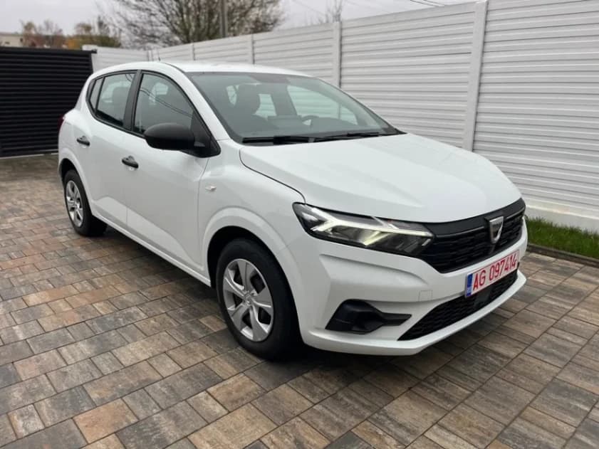 Imagine 1/8: Dacia Sandero 1.0 vand/variante/schimb cu autoplatforma categoria B | Dacia Sandero | Preț: 8.800 EUR | Locație: Mioveni, Argeș Dacia Sandero 1.0 vand/variante/schimb cu autoplatforma categoria B - Dacia - Sandero - anul 2021 - Mioveni, Argeș - 8.800 EUR - imagine 1 din 8 - mașină second hand